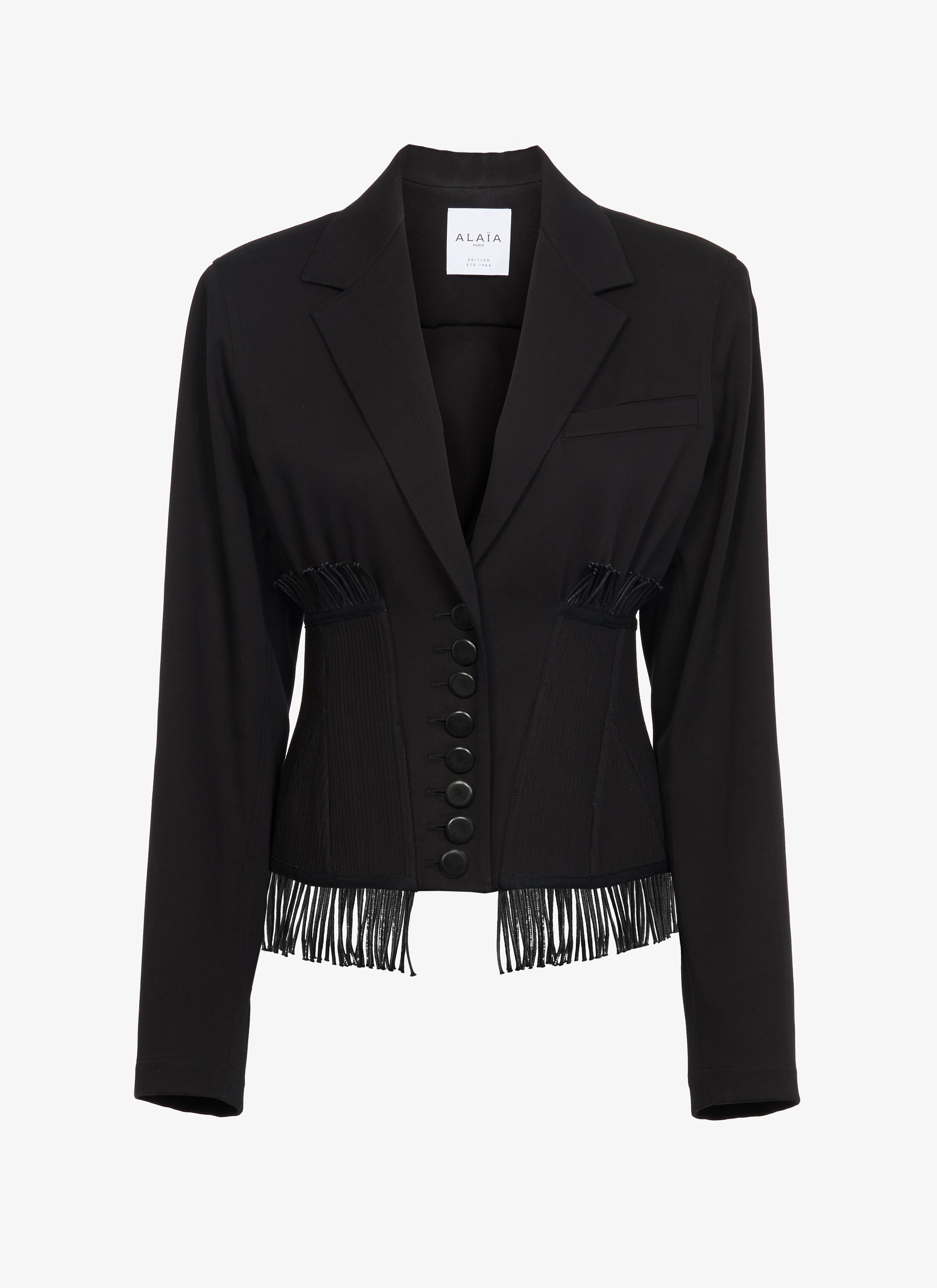 Edition 1988 The Corset Jacket in cotton gabardine Edition 1988 The Corset Jacket in cotton gabardine - maison-alaia.com